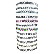 Fablinks 12 Choker Necklaces, Stretch Elastic Wire Tattoo Chokers for Teens
