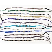 Metal Beads Friendship Bracelets Adjustable for Women & Men - 12 pcs Assorted