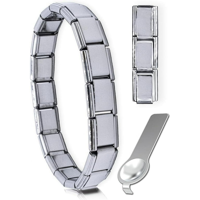 Fablinks Italian Charm Bracelet, 316 Stainless Steel Bracelets for