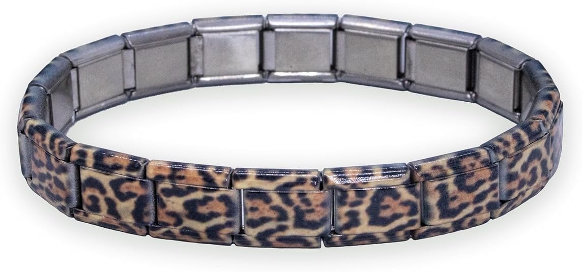 Fablinks Italian Charm Bracelet 316 Stainless Steel Nomination Bracelets for Women Starter Modular D Linq Jewelry Charms for Men (WWJD) Fablinks Italian Charm Bracelet Watch, 316 Stainless Steel Dlinq