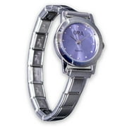 Fablinks Italian Charm Bracelet Watch, 316 Stainless Steel Dlinq Charms Watches for Women