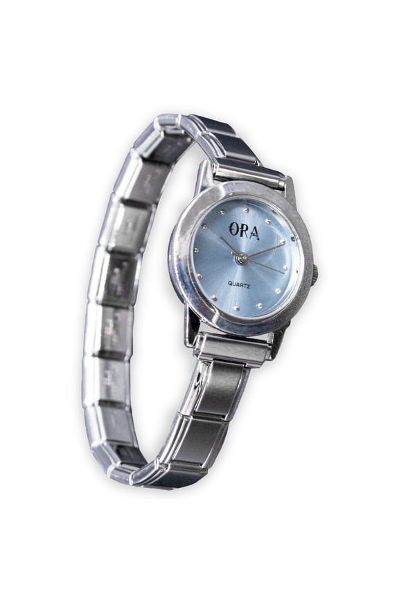 Italian Charm Bracelet Watch, 316 Stainless Steel Dlinq Charms Watches for Women