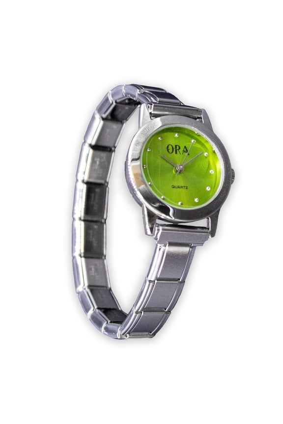 Italian Charm Bracelet Watch, 316 Stainless Steel Dlinq Charms Watches for Women