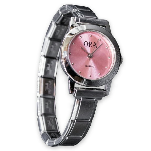 Fablinks Italian Charm Bracelet Watch, 316 Stainless Steel Dlinq Charms Watches for Women