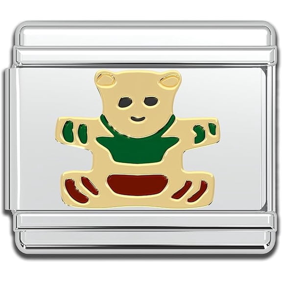 Fablinks Italian Charms for Mother Gifts (Teddy Bear)