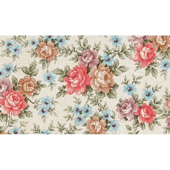 Fablon FAB10224 Romance Floral Adhesive Film
