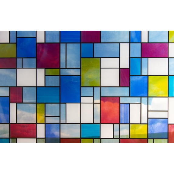 Fablon Mondrian Adhesive Window Film