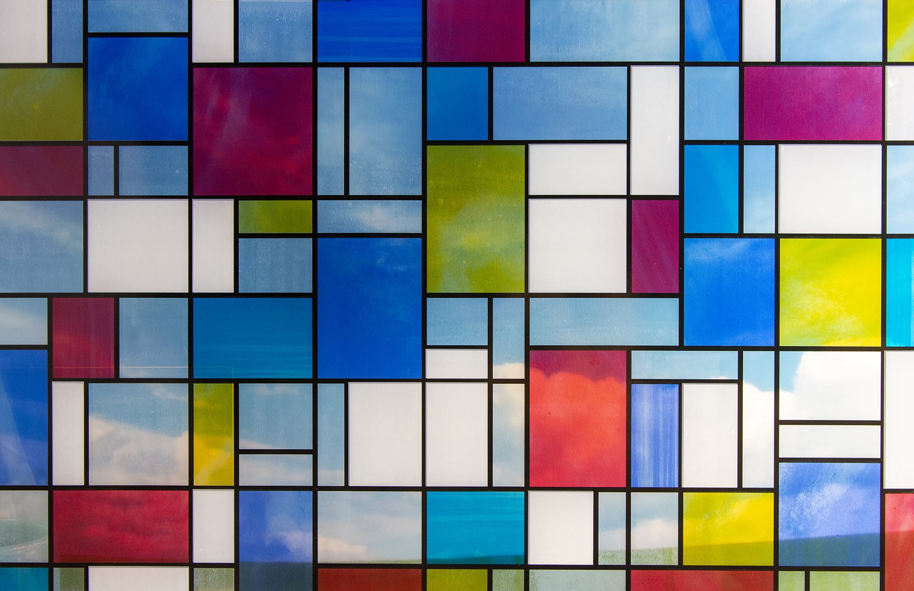 Fablon Mondrian Window Film Set of 2