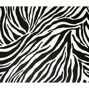Fablon Zebra Adhesive Film Set of 2 Self Adhesive Vinyl Wall Decal, 17.7-in by 157.48-in