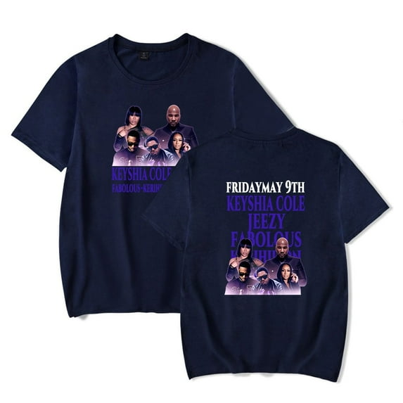 Fabolous 2025 Tour Merch Short Sleeve T-Shirt - Unisex Vintage Hip Hop Graphic Tee, Cotton, Sizes XXS-4XL for Fans
