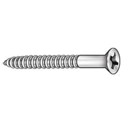 Fabory Wood Screw,Flat,#14x3L,PK100 U49876.024.0300