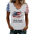 thumbnail image 1 of Fabrcox 1776-2026 250 Anniversary USA Shirts Flag Print 4th of July Women's Shirts Independence Day Celebration Freedom Patriotic Shirts for Women, 1 of 4