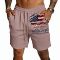 thumbnail image 1 of Fabrcox 1776-2026 250 Anniversary USA Shorts Mens Flag Print 4th July Shorts Men Lightweight Travel Celebration Patriotic Mens Shorts with Pockets M, 1 of 4
