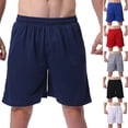 thumbnail image 1 of Fabrcox Basketball Shorts Men Mesh Quick Dry Mens Casual Shorts Lightweight Elastic Waist Summer Outdoor Workout Mens Gym Shorts with Pockets Gray XXXL, 1 of 7