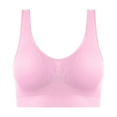 thumbnail image 1 of Fabrcox Black Sports Bras for Women Push Up Sports Bralettes with Removable Pads Comfortable Workout Fitness Yoga Full Coverage Bras Pink 36, 1 of 5