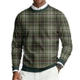thumbnail image 1 of Fabrcox Christmas Red Crewneck Sweatshirt Men Ribbed Knit Crewneck Sweaters S-4xl Slim Fit Trendy Pullover Sweaters Mens Gray 4XL, 1 of 5