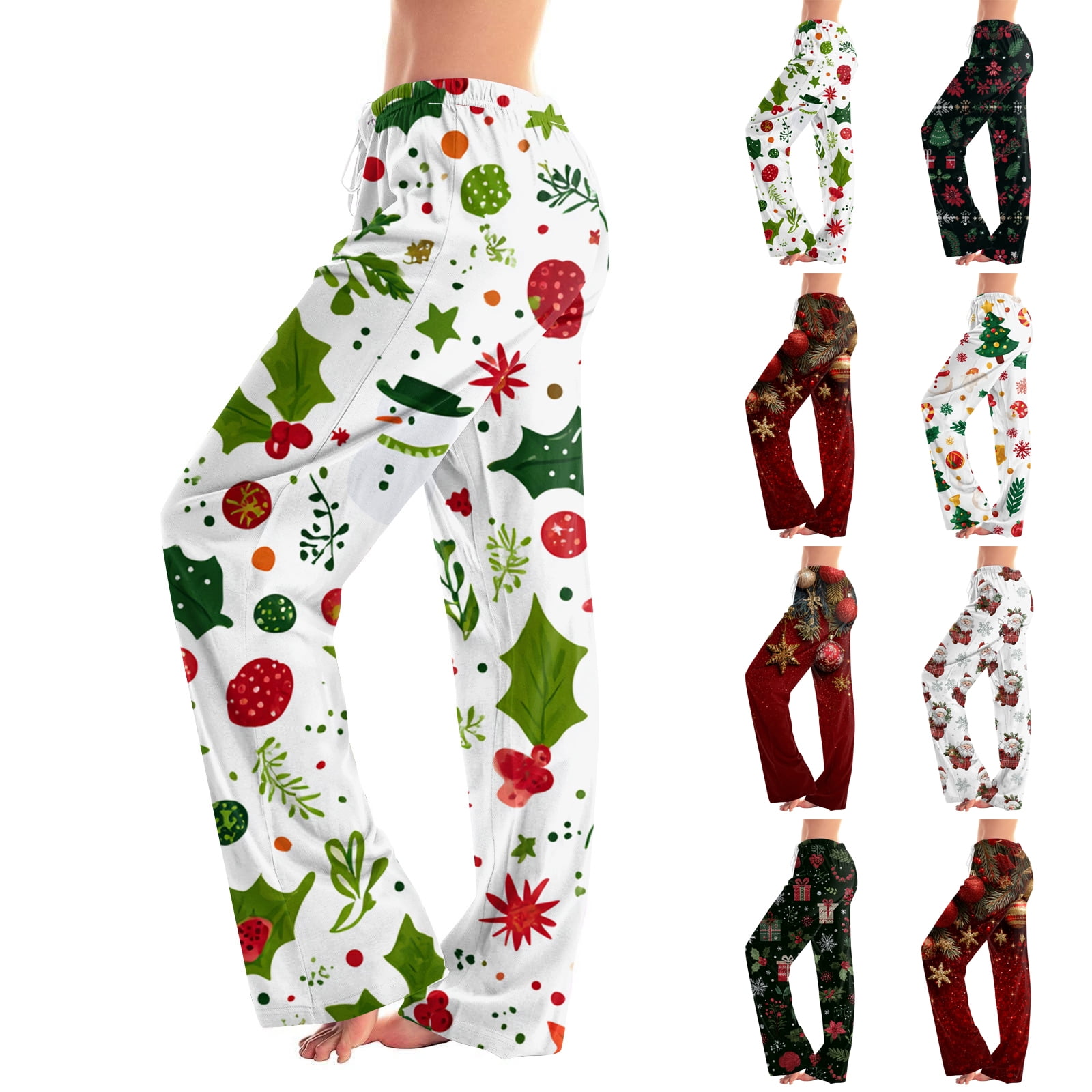 Lounge Set (Pants) - Christmas Trees & Stars