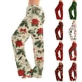 thumbnail image 1 of Fabrcox Christmas Womens Oversized Pajamas Bottoms S-3xl Plus Size Elastic Waist Wide Leg Pj Pants for Women Red L, 1 of 6