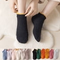 thumbnail image 1 of Fabrcox Fuzzy Slipper Socks, Unisex Thicken Plush Non Slip Winter Warm Casual Indoor Floor Socks for Home Sleeping (Light Gray), 1 of 6