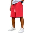 thumbnail image 1 of Fabrcox Gym Shorts Men Big and Tall Men's Basketball Shorts Summer Drawstring Sports Hiking Shorts Men Casual with Pockets, 1 of 3