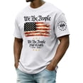 thumbnail image 1 of Fabrcox M-5XL 1776-2026 250th Anniversary USA Shirt Flag Print 4th of July Tee Shirts for Men Commemorative Patriotic Freedom Mens Big and Tall T Shirts White XL, 1 of 5