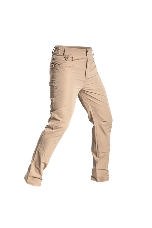 Men Pants Cargo Waterproof Hiking Pants Man Sports Workout Gym Big and Tall Lightweight Straight Leg Mens Work Pant with Pockets Khaki S