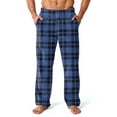 thumbnail image 1 of Fabrcox Men's Trendy Pajama Pants S-3xl Plaid Flannel Pj Bottoms Wide Leg Elastic Waist Lounge Bottoms Pants Navy 3XL, 1 of 5