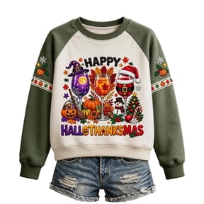 Fabrcox I'm Ready for the BER Months Women's Sweatshirt Cute Printed Fall Outfits for Women Funny Halloween Thanksgiving Christmas Sweatshirts for Women