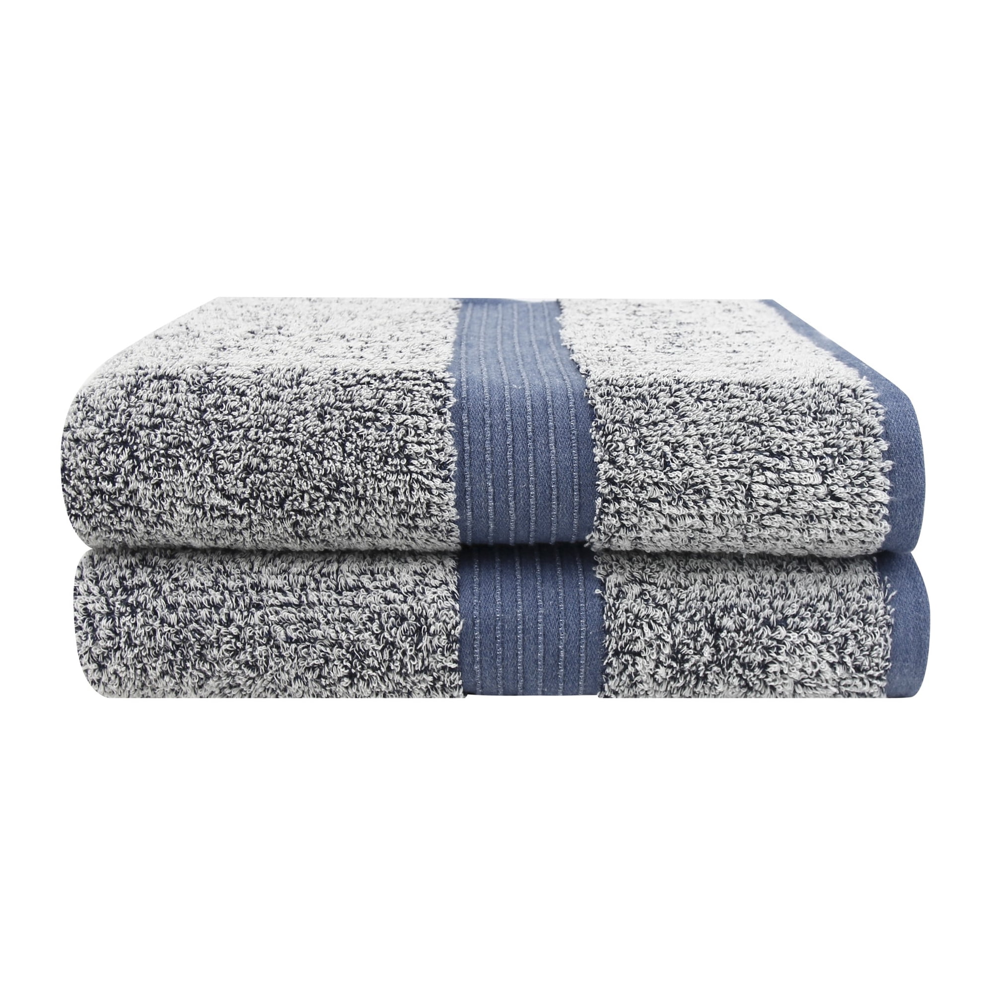 Fabreware FBT-006-B-2 Blueprint Cotton Yarn-Bath Towel -2pc