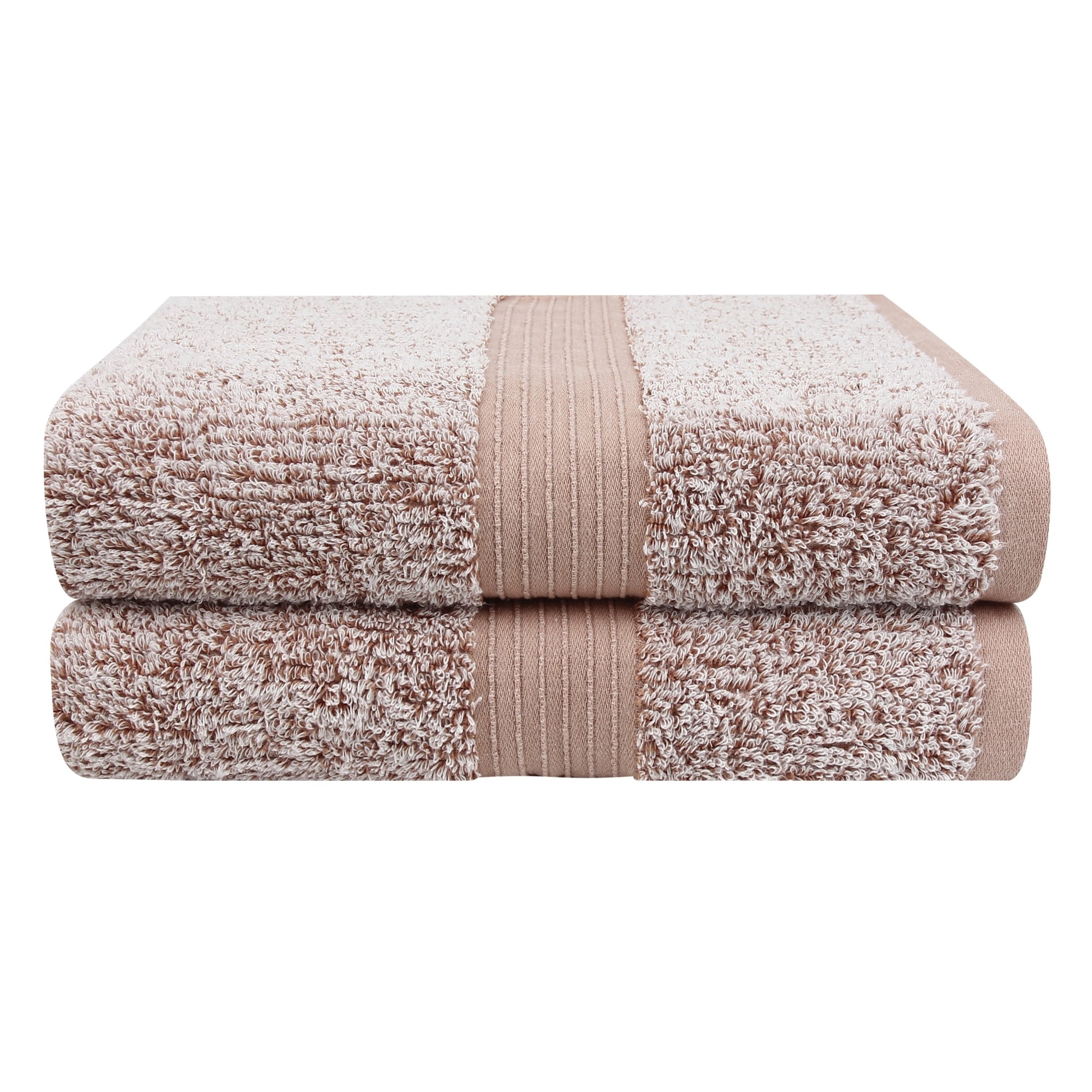 Fabreware FBT-006-CC-2 Cafe Crème Cotton Yarn-Bath Towel -2pc