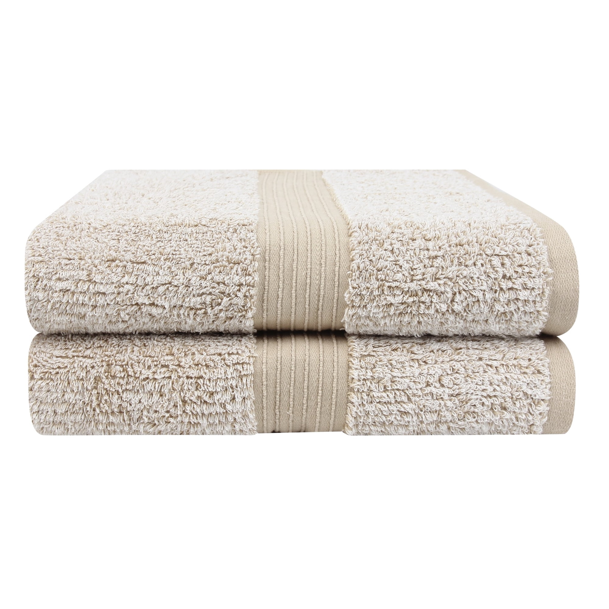 Fabreware FBT-006-M-2 Marzipan Cotton Yarn-Bath Towel -2pc