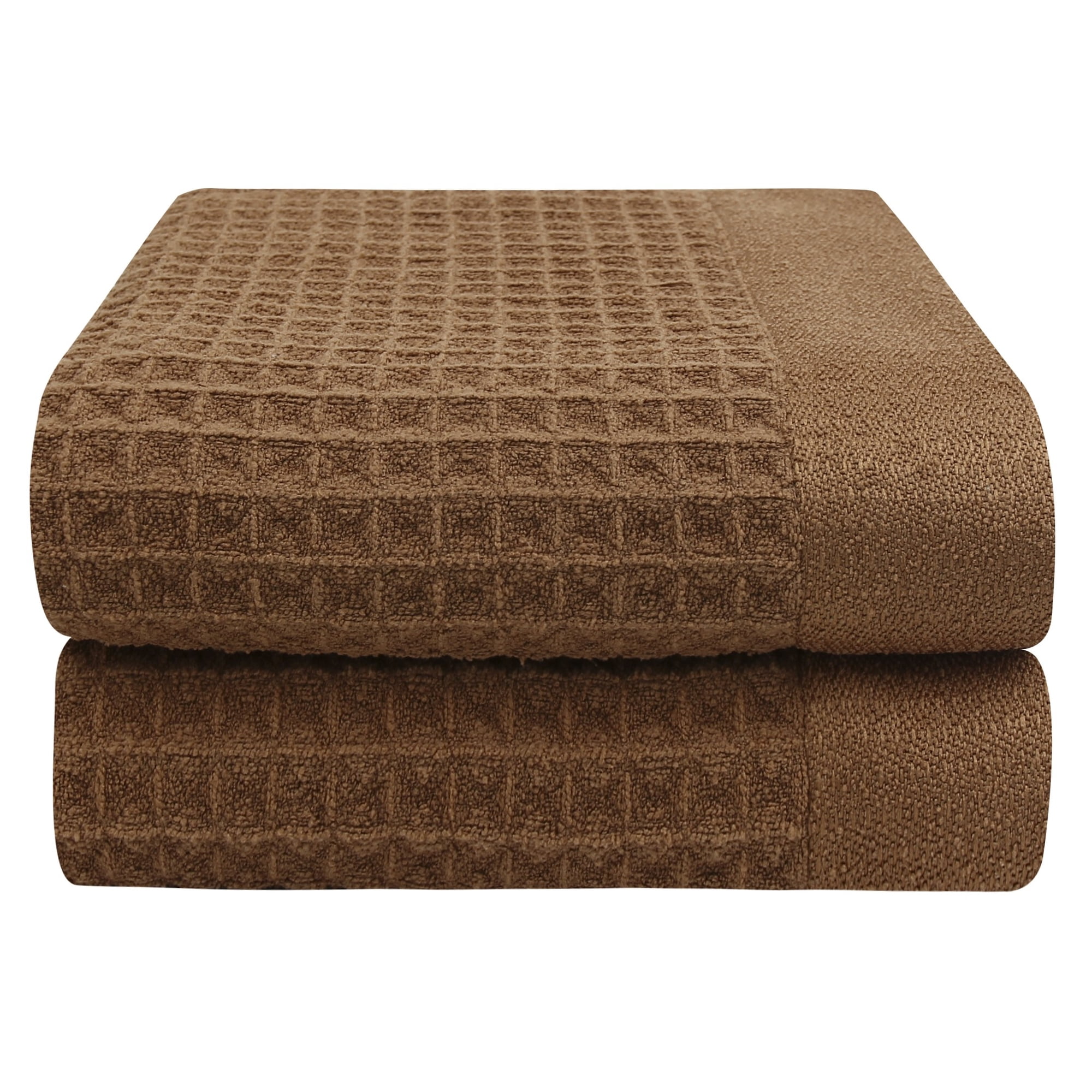 Fabreware FBT-007-T-2 Tobacco Brown Microfiber Bath Towel -2pc