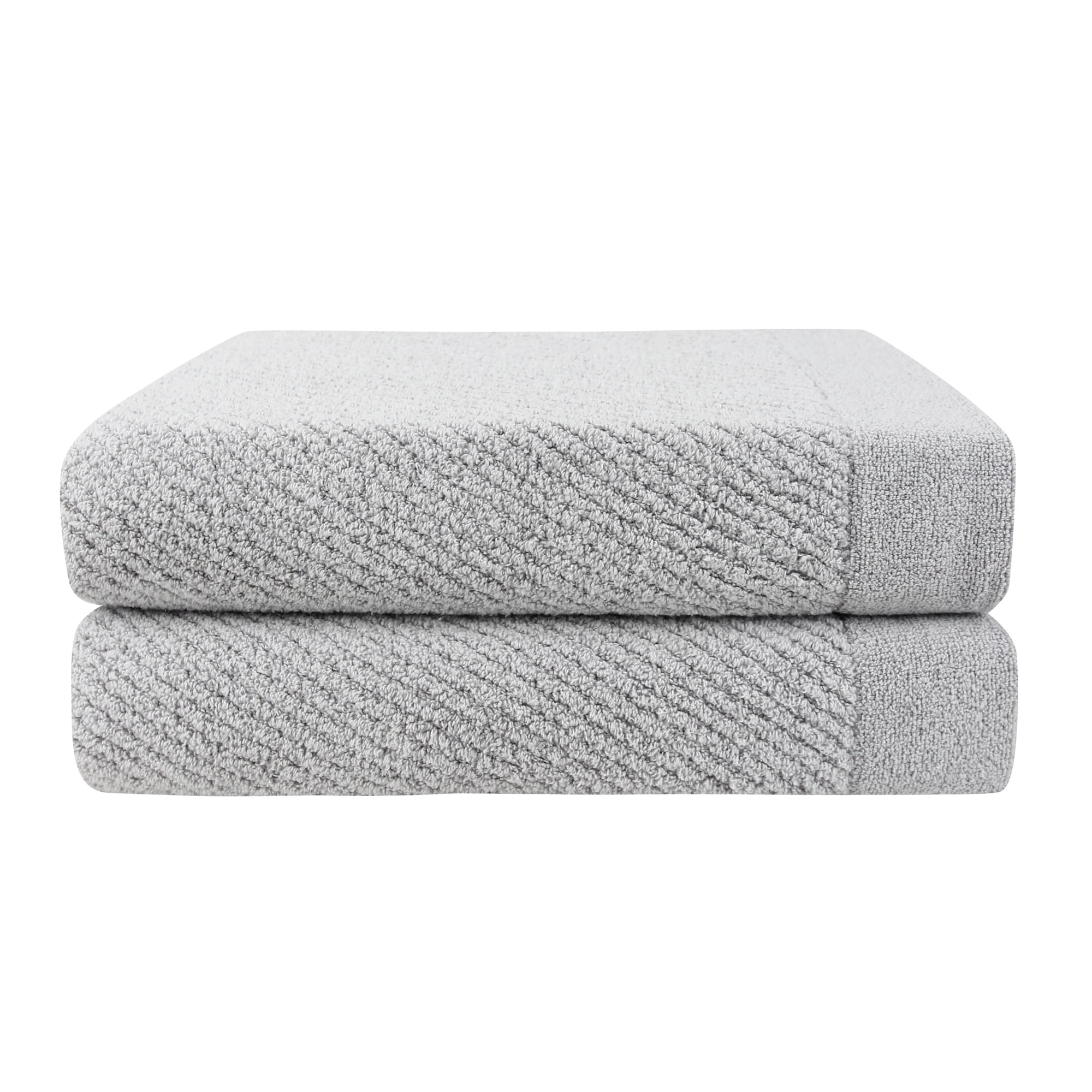 Fabreware FBT-010-MC-2 Micro Chip Cotton Yarn-Bath Towel- 2pc