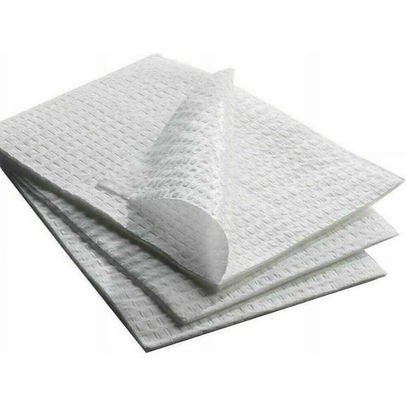 Fabri-Cel Choice Stretcher Sheet, Flat 40 X 84 Inch White Tissue / Polyethylene Film Disposable, Tidi Products, 919380 - Case of 50