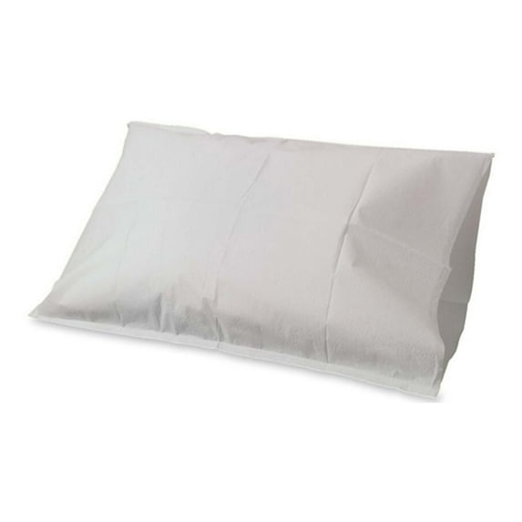 Fabri-Cel Pillowcase Standard 21 W x 30 L" Disposable White Tissue / Polyethylene 919355 100 Ct