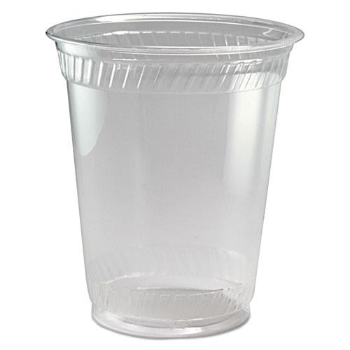 Fabri-Kal Kal-Clear PET Cold Drink Cups, Squat, 12 oz to 14 oz, Plastic, Clear, 50/Sleeve, 20 Sleeves/Carton