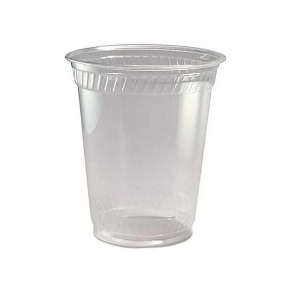 Fabri-Kal Kal-Clear PET Cold Drink Cups, Squat, 12 oz to 14 oz, Plastic, Clear, 50/Sleeve, 20 Sleeves/Carton