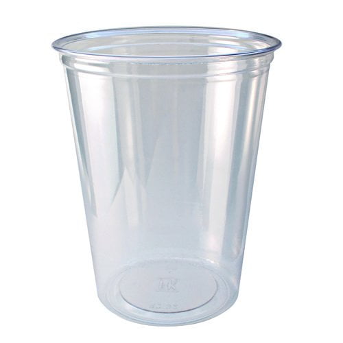 Fabri-Kal 9501038 32 oz. Alur Deli Plastic Container - Clear (500/Carton)