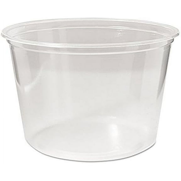 Fabri-Kal FABPK16SC Microwavable Deli Containers 16 oz Clear 500/Carton