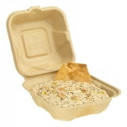 Fabri-Kal Greenware Plant Fiber Blend One Compartment Containers 6 X 6 X 3 | 450/Count