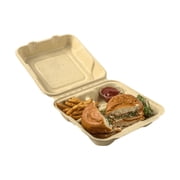 Fabri-Kal Greenware Plant Fiber Blend One Compartment Containers 9 X 6 X 3 | 200/Count