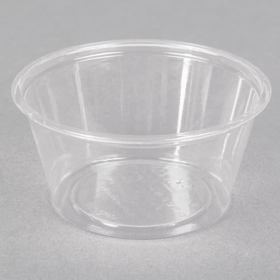 Fabri-Kal Greenware Portion Souffle PLA Cold Cup Clear 2 oz. | 2000/Case