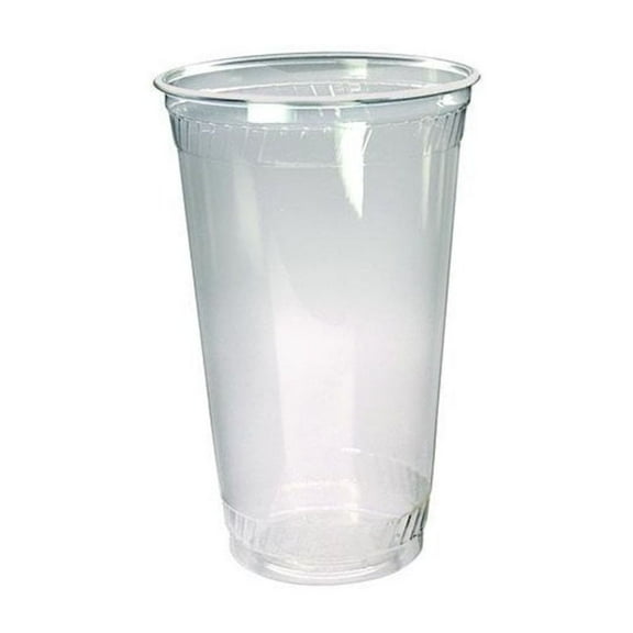Fabri-Kal Kal-Clear PET Cold Drink Cups, 24 oz, Plastic, Clear, 25/Sleeve, 24 Sleeves/Carton