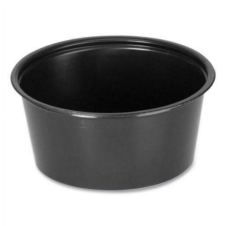 Portion Cups, 2 oz, Black, 2,500/Carton Portion Cups, 2 oz, Black, 2,500/Carton