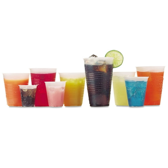 Fabri-Kal RK Crisscross Cold Drink Cups, 3 oz, Clear -FABRK3