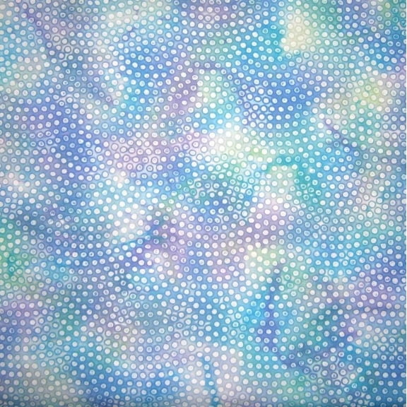 Fabri-Quilt Veedaf Freeform Dots Fabric Blue & Purple Blender Paintbrush Studio 100% Cotton Fabric sold by the yard