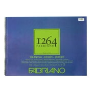 Fabriano 1264 Drawing Pad, 18"x24", 90 lb, 20 Sheets, 100% Alpha-Cellulose, Drawing & Illustration