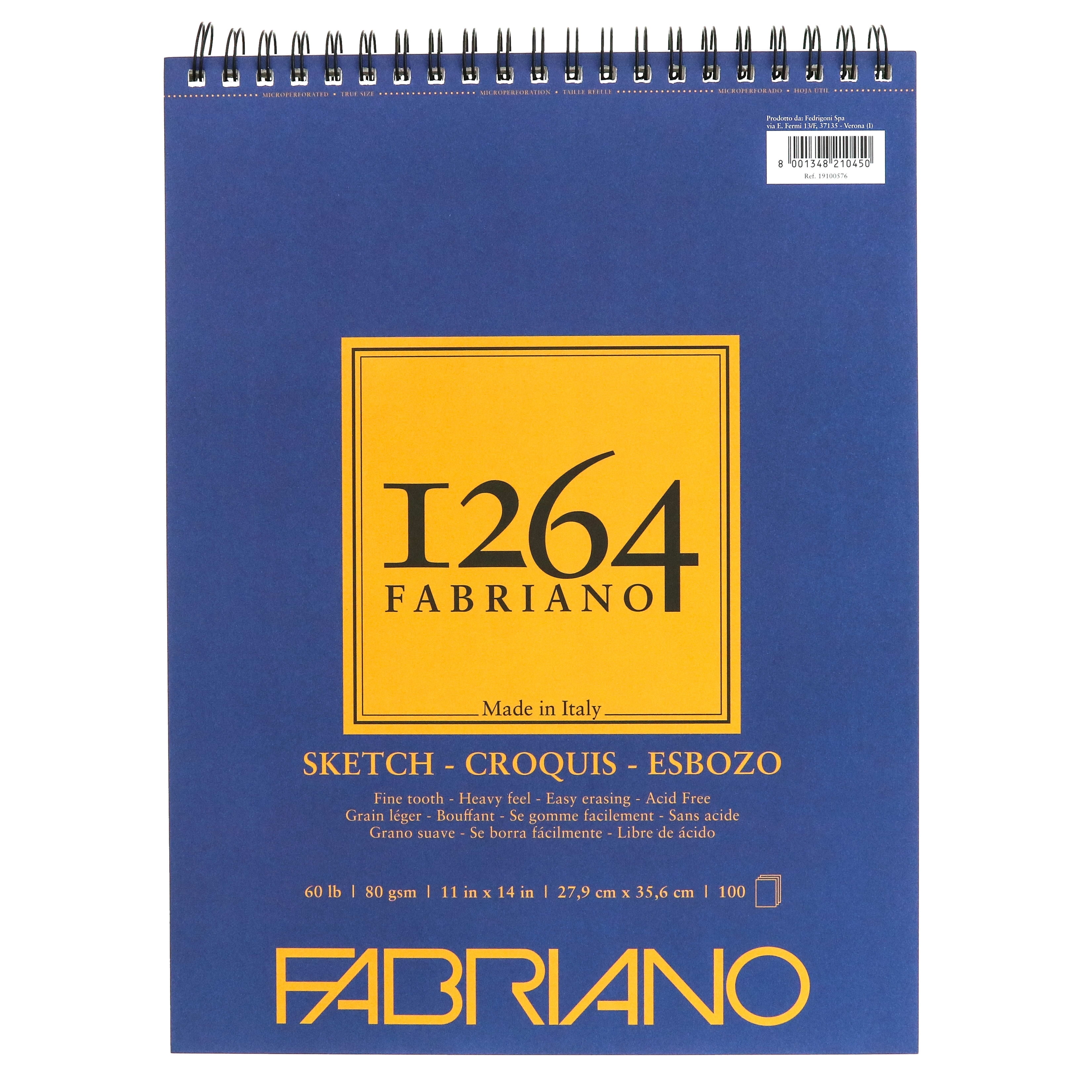 Fabriano® 1264 Spiral Sketch Pad