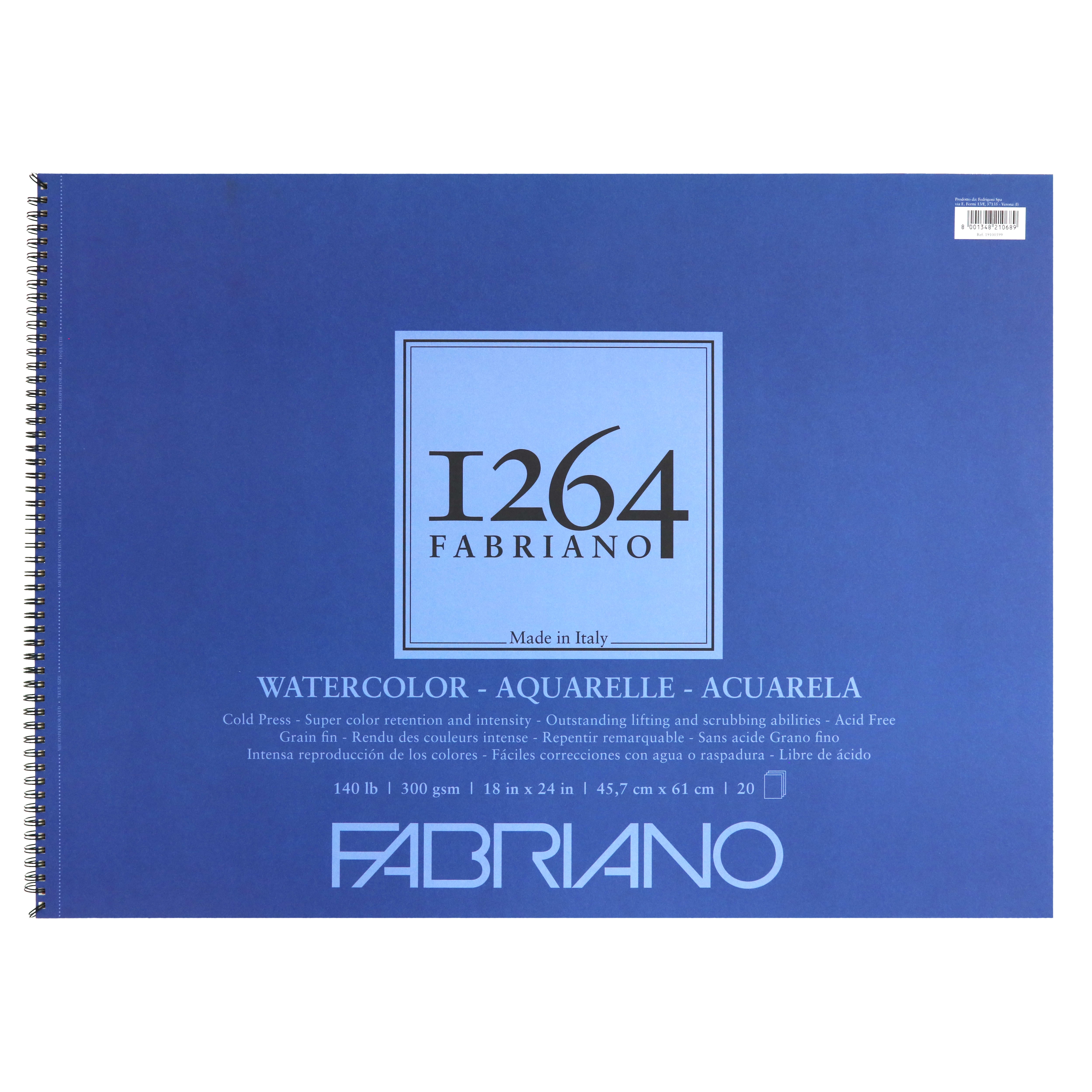 Canson Graduate Water Color Pad 250 gr , 20 Sheets - 5.8 x 8.3 (A 5)