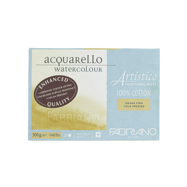 Review: Fabriano Artistico Coldpress Watercolour Paper (300GSM) -  Traditional White